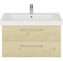 Meuble sous-lavabo avec lavabo et deux tiroirs