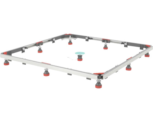 Châssis de receveur de douche pour la stabilisation et l’alignement du receveur de douche