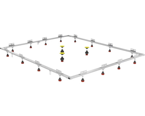Cadre de montage Mepa pour receveurs de douche super plats jusqu'à 150 x 180 cm 150181 Cadre de montage Mepa pour receveurs de douche super plats jusqu'à 150 x 180 cm 150181