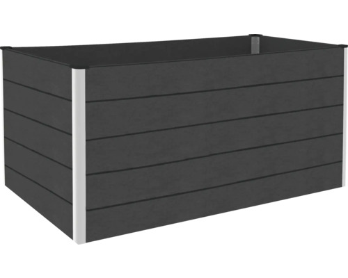 Hochbeet aus Kunststoff mit Aluminiumpfosten