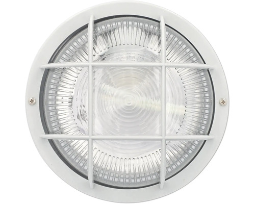 Lampe ronde 1 ampoule Øxh 185x100 mm blanc