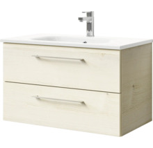 Meuble sous-vasque avec deux tiroirs et lavabo