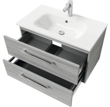 Meuble sous-lavabo avec deux tiroirs et lavabo