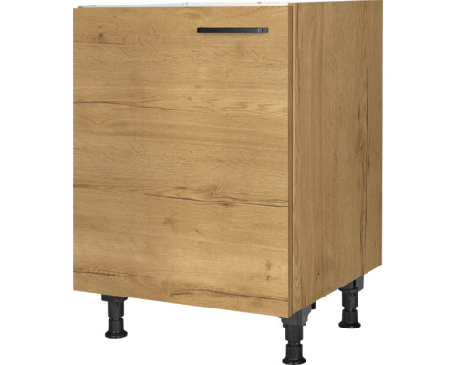 NOBILIA Spülenschrank Natur BxTxH 60 x 58 x 87 cm eiche sierra matt vormontiert Anschlag links 4004539042568 NOBILIA Spülenschrank Natur BxTxH 60 x 58 x 87 cm eiche sierra matt vormontiert Anschlag links 4004539042568