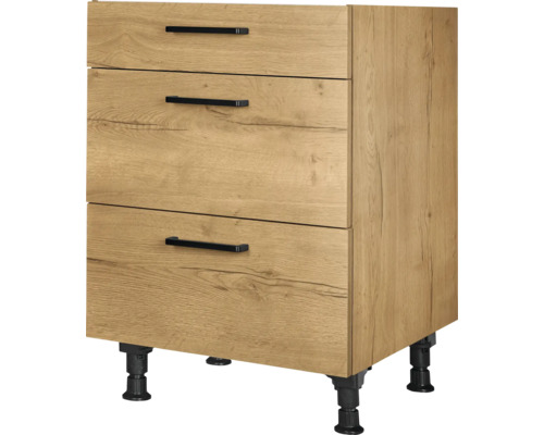 NOBILIA Auszugunterschrank Natur BxTxH 60 x 58 x 87 cm eiche sierra matt vormontiert 4004539042520 NOBILIA Auszugunterschrank Natur BxTxH 60 x 58 x 87 cm eiche sierra matt vormontiert 4004539042520