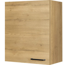 Hängeschrank mit Holzstruktur und Griff