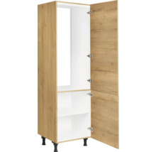 Meuble de cuisine avec porte et étagères