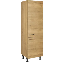 Küchenhochschrank mit zwei Schubladen und Füßen