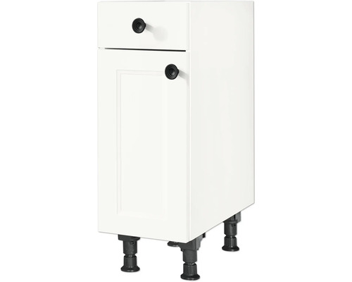 Meuble bas avec tiroir et porte pivotante NOBILIA Urban lxpxh 30 x 58 x 87 cm blanc mat prémonté tirant gauche Meuble bas avec tiroir et porte pivotante NOBILIA Urban lxpxh 30 x 58 x 87 cm blanc mat prémonté tirant gauche