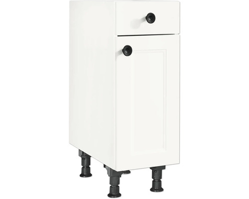 Meuble bas avec tiroir et porte pivotante NOBILIA Urban lxpxh 30 x 58 x 87 cm blanc mat prémonté tirant droite Meuble bas avec tiroir et porte pivotante NOBILIA Urban lxpxh 30 x 58 x 87 cm blanc mat prémonté tirant droite