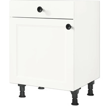 Weißer Küchenunterschrank mit Schublade und Tür