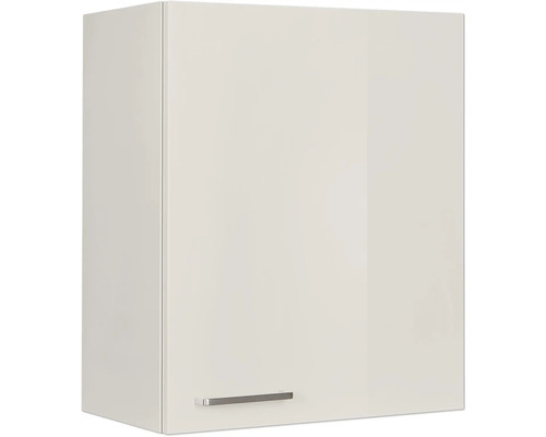 NOBILIA Hängeschrank Urban BxTxH 60 x 35 x 72 cm seidengrau hochglanz vormontiert Anschlag rechts 4004539042261