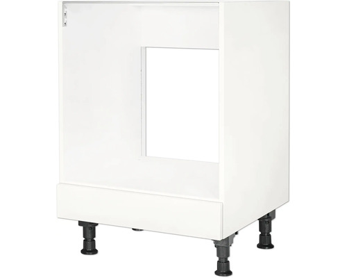 Caisson pour cuisinière NOBILIA Urban 60 x 58 x 87 cm façade blanc mat corps blanc monté