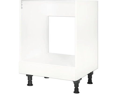 Caisson pour cuisinière avec tiroir NOBILIA Urban 60 x 58 x 87 cm façade blanc mat corps blanc monté