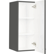Wandschrank mit Tür und zwei Regalböden