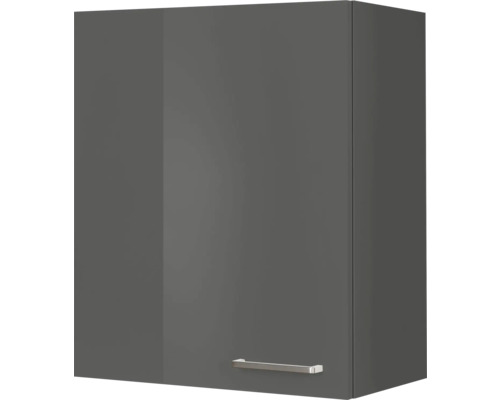 NOBILIA Hängeschrank Urban BxTxH 60 x 35 x 72 cm schiefergrau hochglanz vormontiert Anschlag links 4004539041783 NOBILIA Hängeschrank Urban BxTxH 60 x 35 x 72 cm schiefergrau hochglanz vormontiert Anschlag links 4004539041783