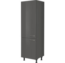 Armoire haute avec deux portes et poignées