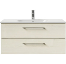 Meuble-lavabo avec deux tiroirs et vasque à poser