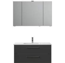 Waschtischunterschrank mit Waschbecken und Spiegelschrank für das Badezimmer