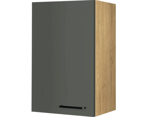 Armoire suspendue NOBILIA Urban lxpxh 45 x 35 x 72 cm vert minéral mat prémonté tirant gauche Armoire suspendue NOBILIA Urban lxpxh 45 x 35 x 72 cm vert minéral mat prémonté tirant gauche