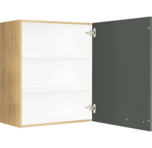 Wandschrank mit Tür, Ablagefächern und Holzoptik