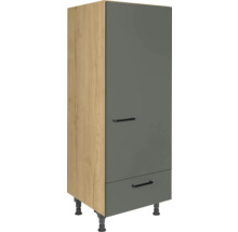 Hochschrank mit Tür, Schublade und Füßen