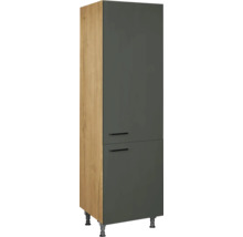Armoire à provisions NOBILIA Urban lxpxh 60 x 58 x 217 cm vert minéral mat prémonté tirant droite