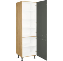 Armoire à provisions NOBILIA Urban lxpxh 60 x 58 x 217 cm vert minéral mat prémonté tirant droite