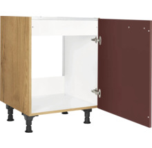 Küchenunterschrank mit Tür und Füßen