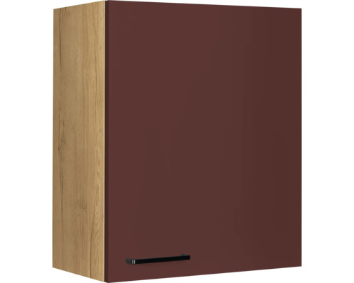 NOBILIA Hängeschrank Urban BxTxH 60 x 35 x 72 cm rostrot matt vormontiert Anschlag rechts 4004539046023