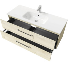 Meuble sous-lavabo avec deux tiroirs et lavabo