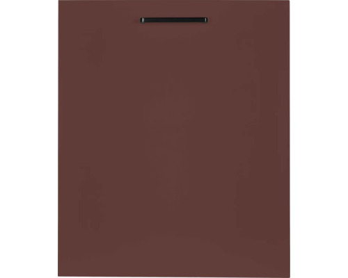 Façade pour lave-vaisselle encastré NOBILIA Urban 60 x 1,9 x 72 cm façade rouge rouille mat monté