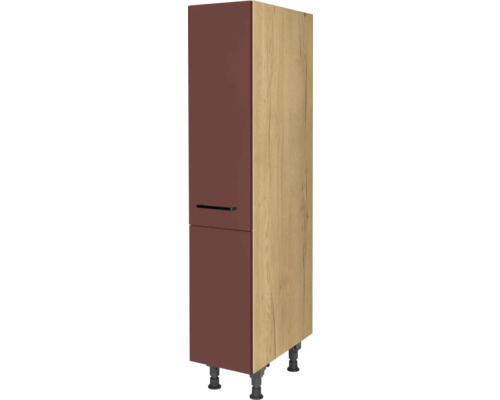 NOBILIA Apothekerschrank Urban BxTxH 30 x 58 x 166 cm rostrot matt vormontiert