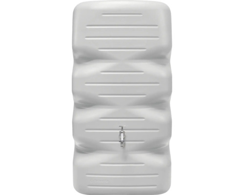 Récupérateur d''eau de pluie gris avec robinet