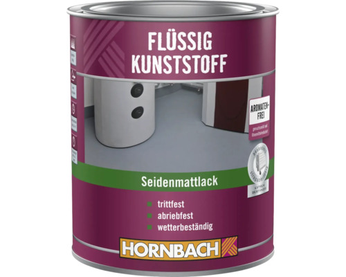 Flüssigkunststoff Seidenmattlack Dose von Hornbach