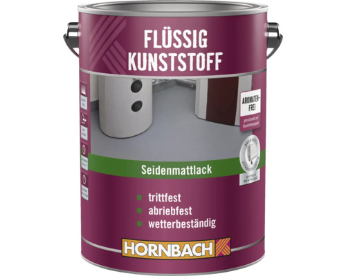 HORNBACH Flüssigkunststoff RAL 7016 anthrazitgrau 2,5L Flüssigkunststoff im Farbeimer von Hornbach
