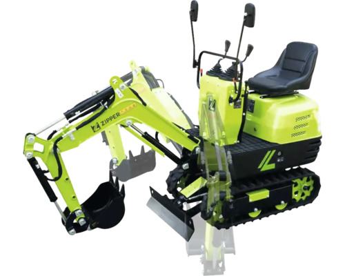 Mini-pelle Zipper avec chenilles