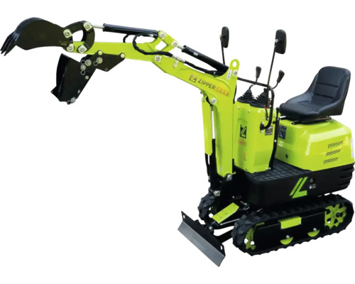 Mini-pelle Zipper avec chenilles et godet