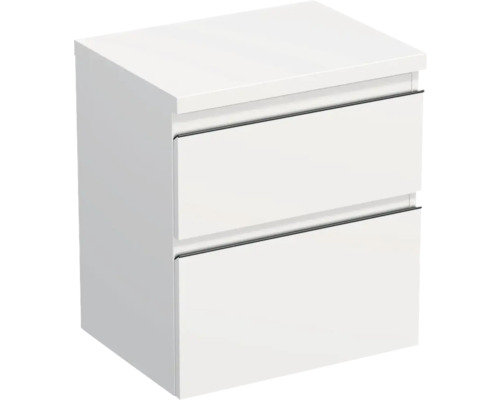 Jungborn Waschtischunterschrank TRENTA BxHxT 56,7 x 64,6 x 44,5 cm Frontfarbe weiß matt TRE DESK 60 2Z B 379 Jungborn Waschtischunterschrank TRENTA BxHxT 56,7 x 64,6 x 44,5 cm Frontfarbe weiß matt TRE DESK 60 2Z B 379