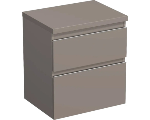 Meuble sous vasque Jungborn TRENTA lxhxp 56,7 x 64,6 x 44,5 cm couleur de façade marron clair brillant TRE DESK 60 2Z S A2496 Meuble sous vasque Jungborn TRENTA lxhxp 56,7 x 64,6 x 44,5 cm couleur de façade marron clair brillant TRE DESK 60 2Z S A2496