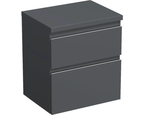Jungborn Waschtischunterschrank TRENTA BxHxT 56,7 x 64,6 x 44,5 cm Frontfarbe anthrazit matt TRE DESK 60 2Z S A3396 Jungborn Waschtischunterschrank TRENTA BxHxT 56,7 x 64,6 x 44,5 cm Frontfarbe anthrazit matt TRE DESK 60 2Z S A3396