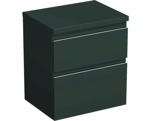 Jungborn Waschtischunterschrank TRENTA BxHxT 56,7 x 64,6 x 44,5 cm Frontfarbe mintgrün matt TRE DESK 60 2Z S A9146