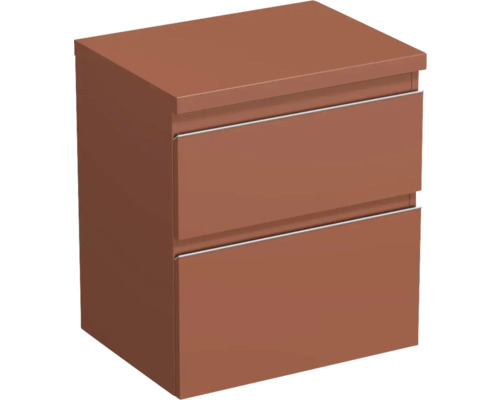 Jungborn Waschtischunterschrank TRENTA BxHxT 56,7 x 64,6 x 44,5 cm Frontfarbe Cotto matt TRE DESK 60 2Z S A9556 Jungborn Waschtischunterschrank TRENTA BxHxT 56,7 x 64,6 x 44,5 cm Frontfarbe Cotto matt TRE DESK 60 2Z S A9556