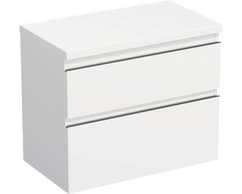 Jungborn Waschtischunterschrank TRENTA BxHxT 76,7 x 64,6 x 44,5 cm Frontfarbe weiß matt TRE DESK 80 2Z B 379 Jungborn Waschtischunterschrank TRENTA BxHxT 76,7 x 64,6 x 44,5 cm Frontfarbe weiß matt TRE DESK 80 2Z B 379