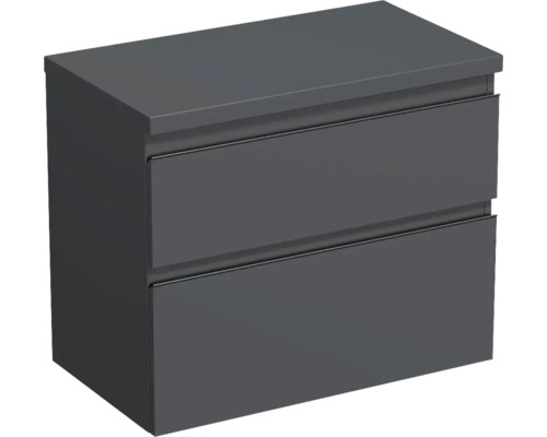Jungborn Waschtischunterschrank TRENTA BxHxT 76,7 x 64,6 x 44,5 cm Frontfarbe anthrazit matt TRE DESK 80 2Z B A3396 Jungborn Waschtischunterschrank TRENTA BxHxT 76,7 x 64,6 x 44,5 cm Frontfarbe anthrazit matt TRE DESK 80 2Z B A3396