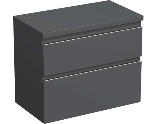 Jungborn Waschtischunterschrank TRENTA BxHxT 76,7 x 64,6 x 44,5 cm Frontfarbe anthrazit matt TRE DESK 80 2Z S A3396 Jungborn Waschtischunterschrank TRENTA BxHxT 76,7 x 64,6 x 44,5 cm Frontfarbe anthrazit matt TRE DESK 80 2Z S A3396