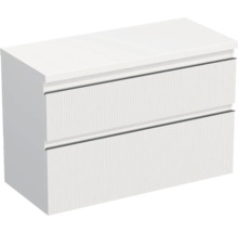 Waschtischunterschrank mit zwei Schubladen