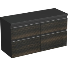 Waschtischunterschrank mit vier Schubladen im Holzdesign