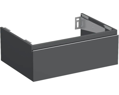 Meuble sous vasque Jungborn TRENTA lxhxp 70 x 26 x 49,8 cm couleur de façade anthracite mat TRE DESK SS 70 1Z S A3396 Meuble sous vasque Jungborn TRENTA lxhxp 70 x 26 x 49,8 cm couleur de façade anthracite mat TRE DESK SS 70 1Z S A3396