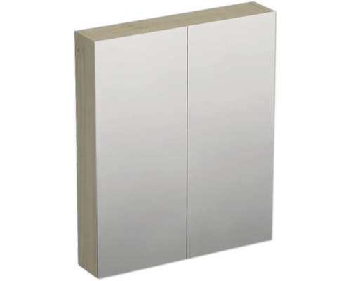 Spiegelschrank Jungborn TRENTA 60 x 14,4 x 72 cm Kendal eiche 2-türig IP 44